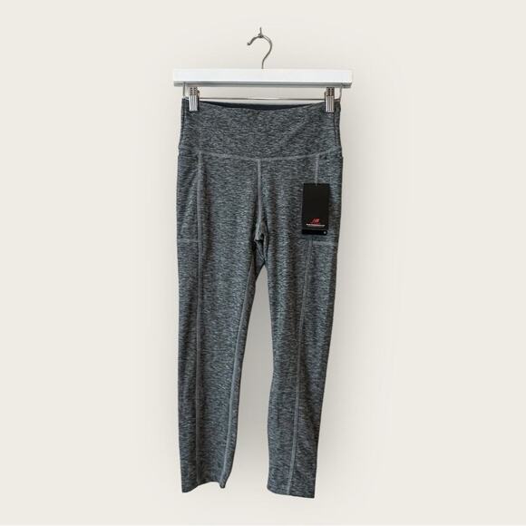 NWT | New Balance | Pocket Crop Legging  | Gray | Small - Picture 1 of 14